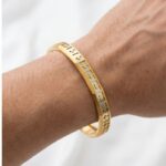 Men’s Gold Kada - Classic Pattern Band (24.270 gm) - Image 2