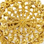 Women’s 22K Gold Ring - Intricate Circular Filigree Statement Design (5.390 gm) - Image 3