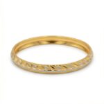 Men’s Gold Kada - Textured Pattern Design (15.040 gm) - Image 4