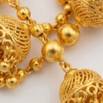 22K Gold Women’s Tops (6.770 gm) - Traditional Drop Design - Image 3