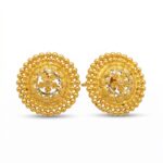 22K Gold Women’s Tops (4.850 gm) - Classic Round Design