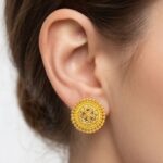 22K Gold Women’s Tops (4.850 gm) - Classic Round Design - Image 2