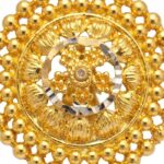 22K Gold Women’s Tops (4.850 gm) - Classic Round Design - Image 3