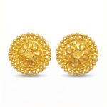 22K Gold Women’s Tops (4.460 gm) - Traditional Floral Heritage Design