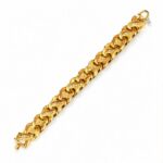 Men’s Gold Bracelet - Premium Interlock Design (22.790 gm) - Image 4