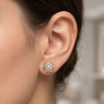 14K Gold Diamond Tops (0.92 ct) - Regal Orbit Luxe Design - Image 2