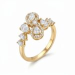 14K Gold Diamond Ring (0.68 ct) - Signature Infinity Luxe Design