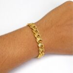 Men’s Gold Bracelet - Premium Interlock Design (22.790 gm) - Image 2
