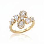 14K Gold Diamond Ring (0.68 ct) - Signature Infinity Luxe Design - Image 4