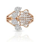 14K Gold Diamond Ring (1.18 ct) - Royal Mosaic Luxe Design - Image 4