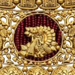 22K Gold Antique Temple Choker - Royal Heritage Necklace - Image 4