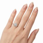 14K Gold Diamond Ring (1.62 ct) - Royal Bloom Luxe Ring - Image 2