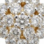 14K Gold Diamond Ring (1.62 ct) - Royal Bloom Luxe Ring - Image 3