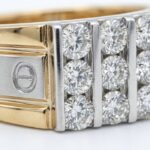 Gents Diamond Ring (5.560 gm) - Premium Design - Image 3