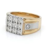 Gents Diamond Ring (5.560 gm) - Premium Design - Image 4