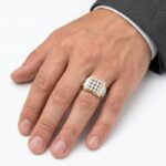 Gents Diamond Ring (8.330 gm) - Premium Design - Image 2