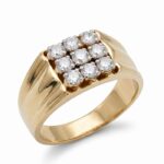 Gents Diamond Ring (7.120 gm) - Premium Design