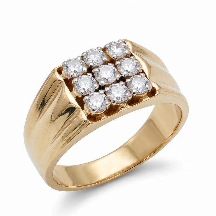 275 Gents Diamond Ring (7.120 gm) - Premium Design - Image 1
