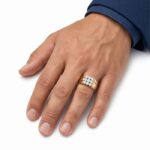 Gents Diamond Ring (7.120 gm) - Premium Design - Image 2