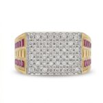 Gents Diamond Ring - Premium Design