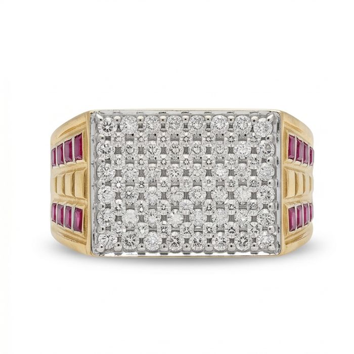 279 Gents Diamond Ring - Premium Design - Image 1