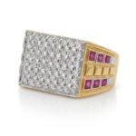 Gents Diamond Ring - Premium Design - Image 4