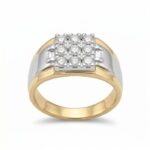 Gents Diamond Ring (3.150 gm) - Premium Design