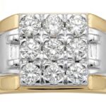 Gents Diamond Ring (3.150 gm) - Premium Design - Image 3