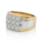 Gents Diamond Ring (3.150 gm) - Premium Design - Image 4