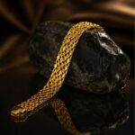 Men’s Gold Bracelet - Classic Woven Link Design (23.370 gm) - Image 4