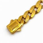 Men’s Gold Bracelet - Classic Cuban Link Design (21.510 gm) - Image 3