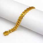 Men’s Gold Bracelet - Classic Cuban Link Design (21.510 gm)