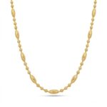 Women’s 22K Gold Chain – Beaded Designer Pattern (24.960 gm)