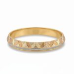 Men’s Gold Kada - Designer Pattern Finish (25.480 gm) - Image 3