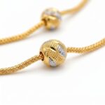 Women’s 22K Gold Chain - Layered Dual Chain with Bead Accents (10.770 gm) - Image 3