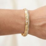 Men’s Gold Kada - Designer Pattern Finish (25.480 gm) - Image 2