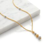 Women’s 22K Gold Chain - Minimal Drop Pendant Design (6.940 gm)