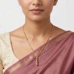 Women’s 22K Gold Chain - Minimal Drop Pendant Design (6.940 gm) - Image 2