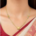 Women’s 22K Gold Chain - Floral Pendant Accent Design (9.500 gm) - Image 2