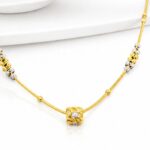 Women’s 22K Gold Chain - Floral Pendant Accent Design (9.500 gm) - Image 4