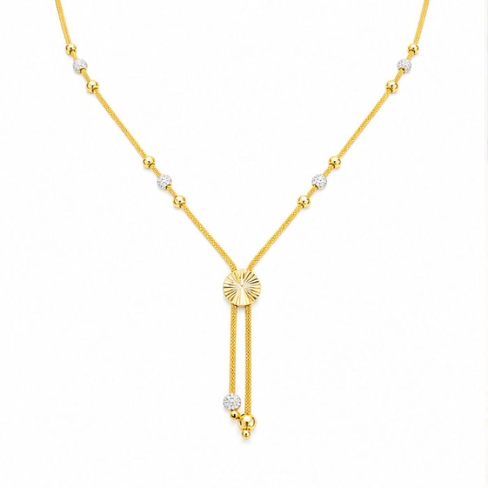 69 Women’s 22K Gold Chain - Modern Drop Pendant Design (6.940 gm) - Image 1