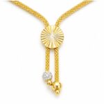 Women’s 22K Gold Chain - Modern Drop Pendant Design (6.940 gm) - Image 3