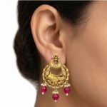 22K Gold Antique Peacock Choker - Regal Heritage Necklace - Image 3