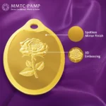 24K (999.9+) Purest 1g Rose Gold Oval Coin - Image 3