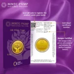 24K (999.9+) Purest 0.5g Lotus Gold Coin - Image 3