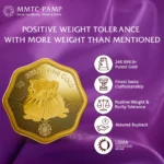 24K (999.9+) Purest 5g Shubh Aarambh Gold Coin - Image 4