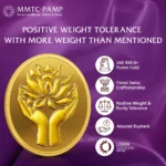 24K (999.9+) Purest 0.5g Lotus Gold Coin - Image 4
