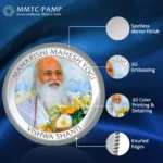 (999.9+) Purest 31.10g Maharishi Mahesh Yogi Silver Coin - Image 2