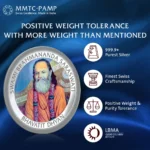 (999.9+) Purest 31.10g Swami Brahmananda Saraswati Silver Coin - Image 5
