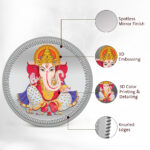 (999.9+) Purest 50g Ganesha Colored Silver Coin - Image 4